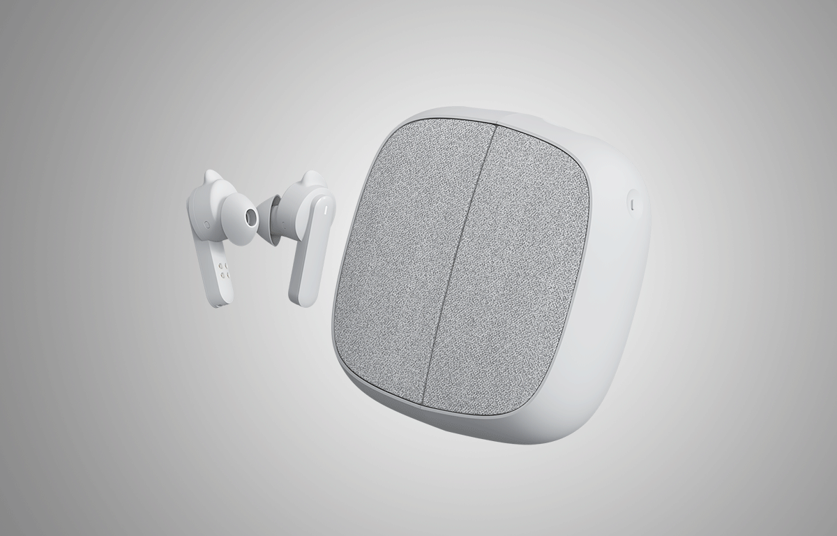 Duolink Altoparlante Bluetooth Portatile Con Auricolari Integrati - Colore Rosso - Foto 1