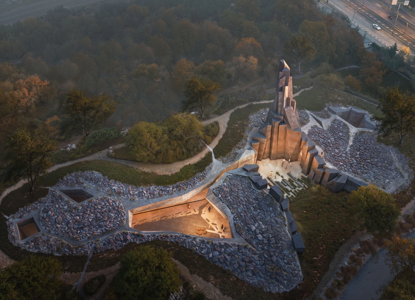 The Future Project of the Year winner is Istanbul's Küçükçekmece Djemevi, by EAA-Emre Arolat Architecture. It will serve as a gathering space for the Alevi Kurdish community
