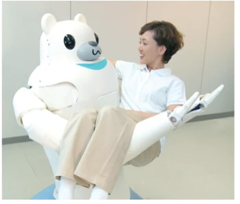 RIBA the robot nurse can lift and carry patients up to 61kg/134lbs
