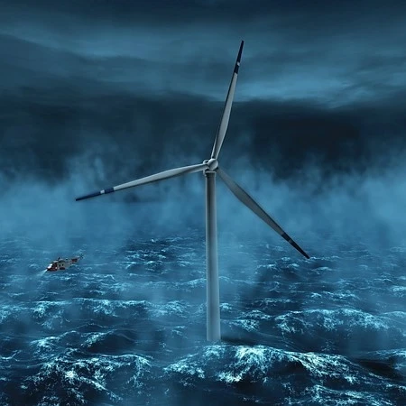 The Hywind - the world's first full-scale floating offshore windmill at sea in deep water