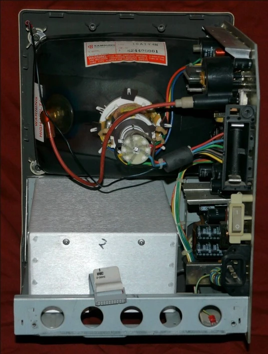 Cover off, from the rear