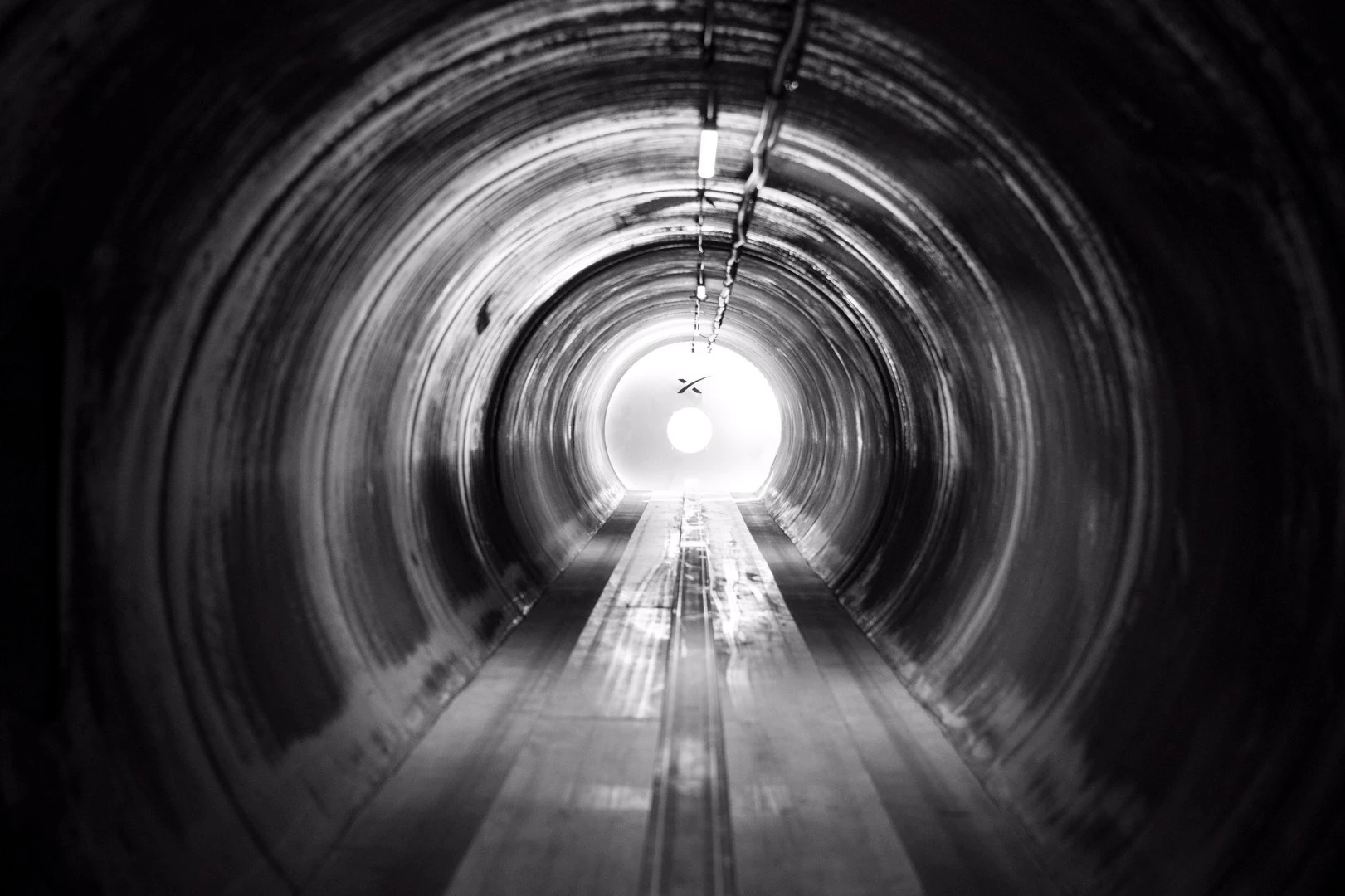 A Hyperloop test facility at Elon Musk's SpaceX headquarters