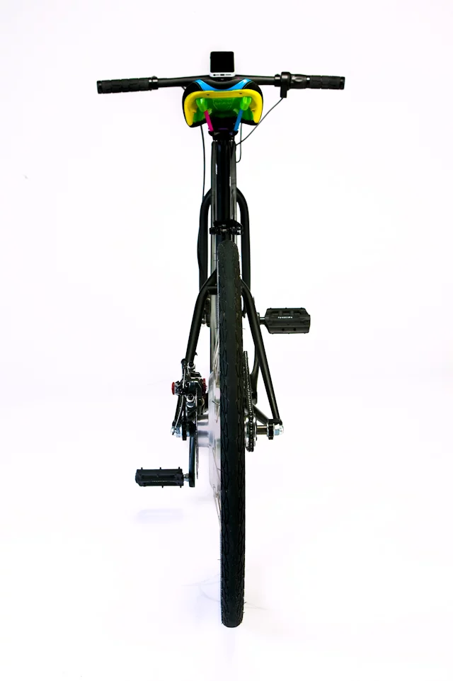Riders can simply pedal the bike with no assistance, they can go with the motor only, or they can go faster by both pedaling and using the motor
