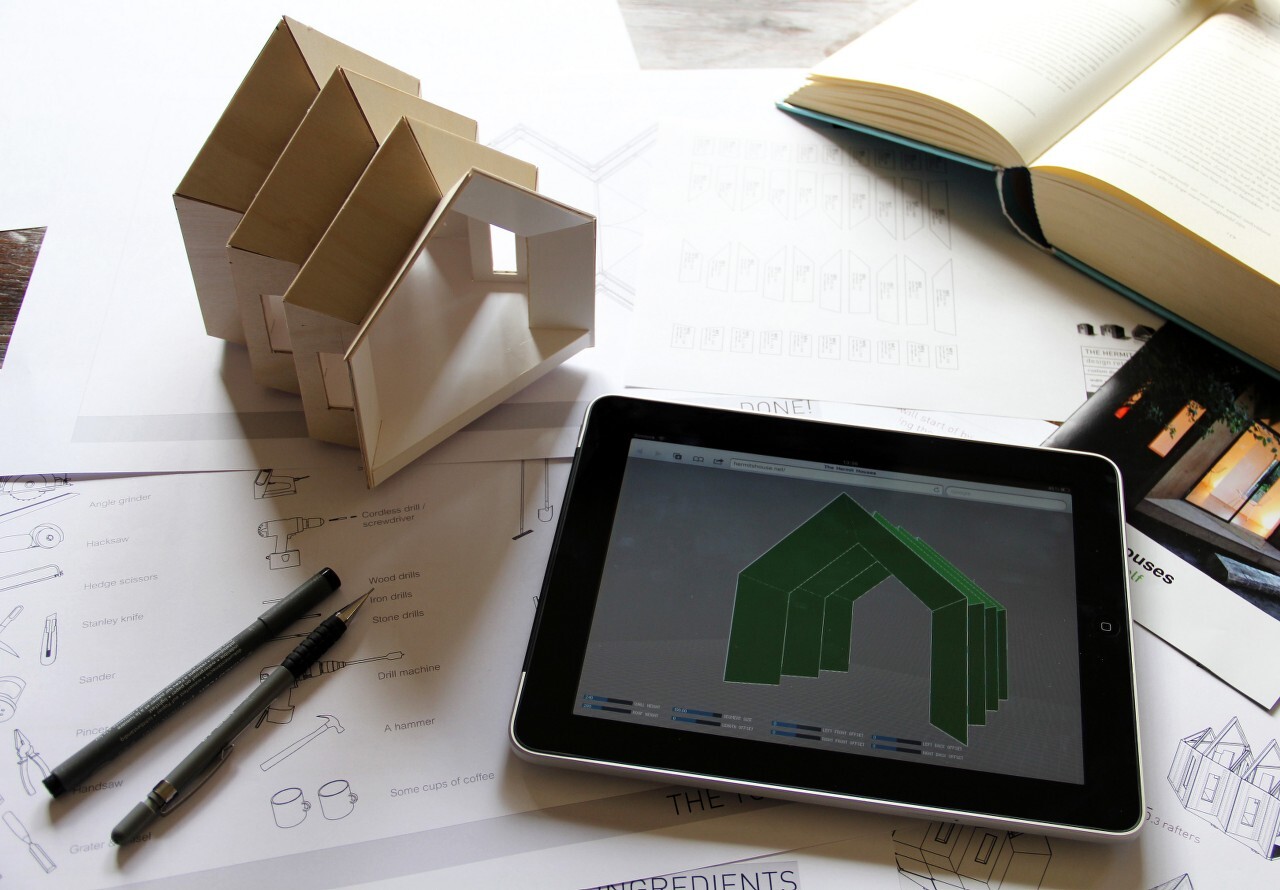 Following the simple steps of jumping online, playing around with the Hermit House model and parameters on the 3D design app, users can come up with their own version of the Hermit House