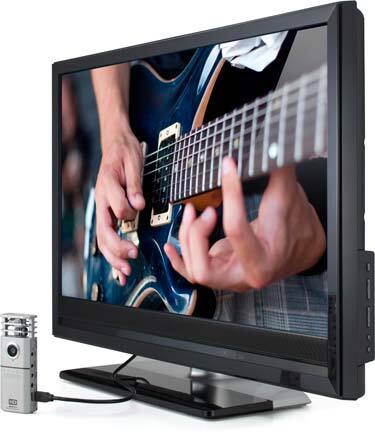An included HDMI port allows direct connection to a big screen television