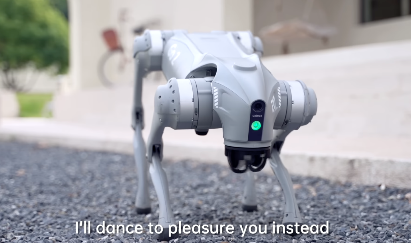That is not cool, Fido.