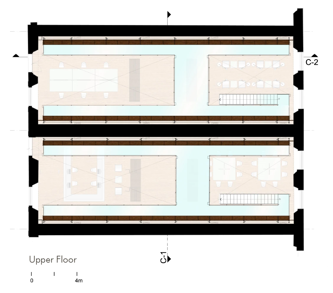 Castro Leal Library design drawing