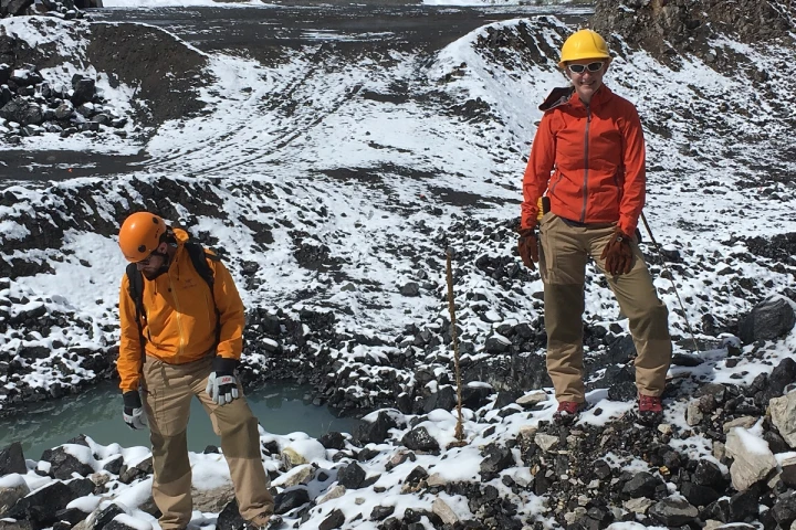 A team of graduate students in the MU Department of Geological Sciences field tested the new lava suits during a recent research trip to Colorado