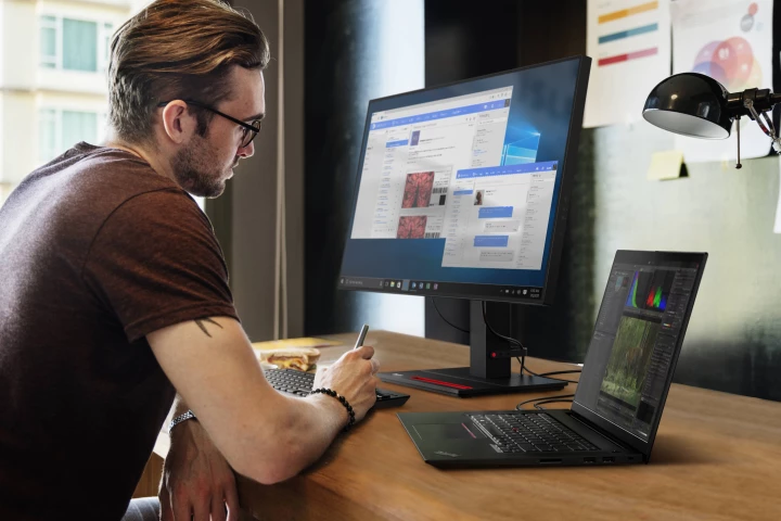 The ThinkPad X1 Extreme Gen 4 laptop can be optioned with a Tiger Lake Core i9 processor and a GeForce RTX 3080 GPU