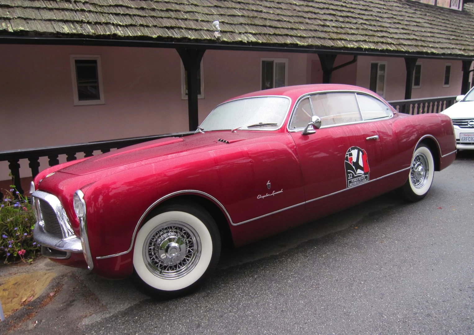 Nothing like walking out of your motel and seeing this