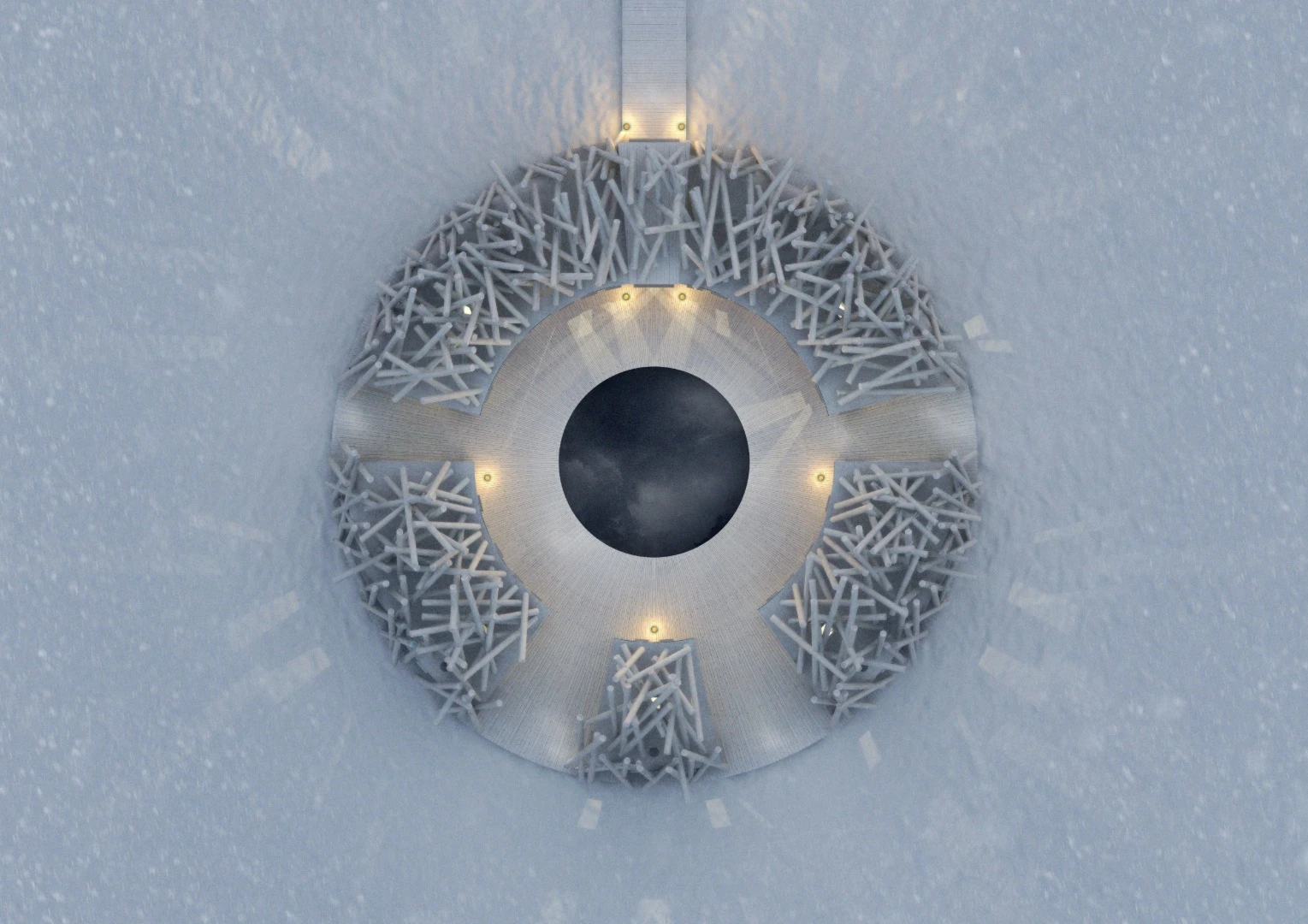 With a focus on health and wellbeing, the Arctic Heart hotel features an icy plunge pool at the heart of Arctic Bath