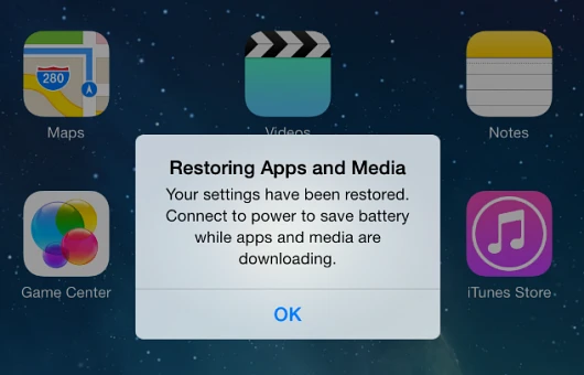 Here's how to restore your contacts, apps, and media between iOS 6 and iOS 7