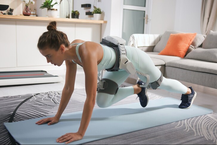 Although the Sportsmate 5 can be set to help move the legs while walking, it can also be set to provide resistance when exercising