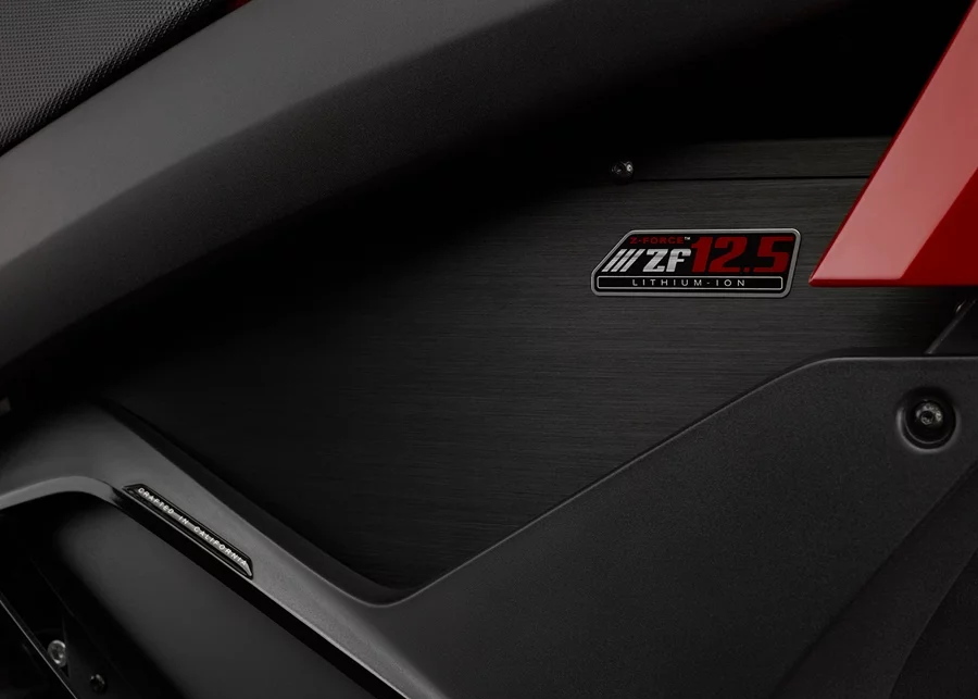 A view of the Zero SR power pack