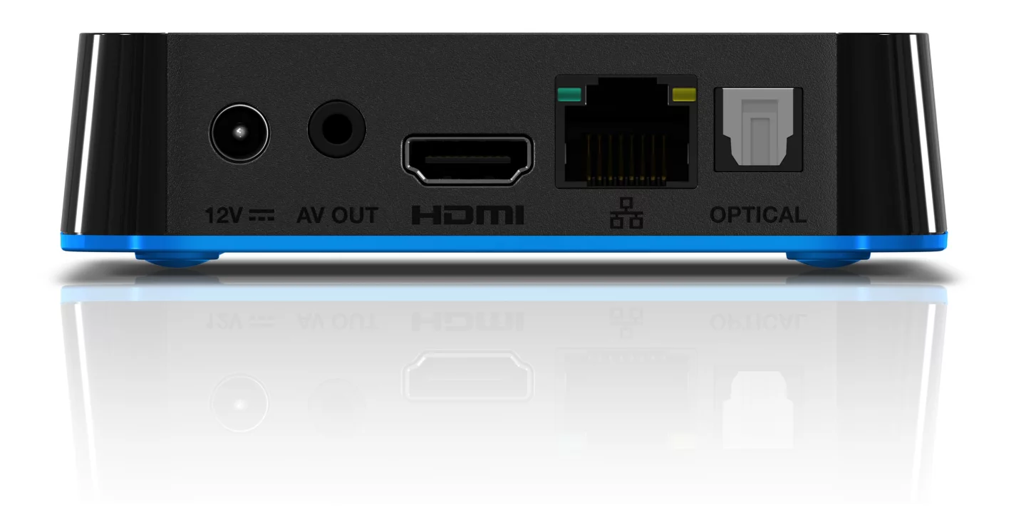 The TV Play features a number of ports including USB 2.0