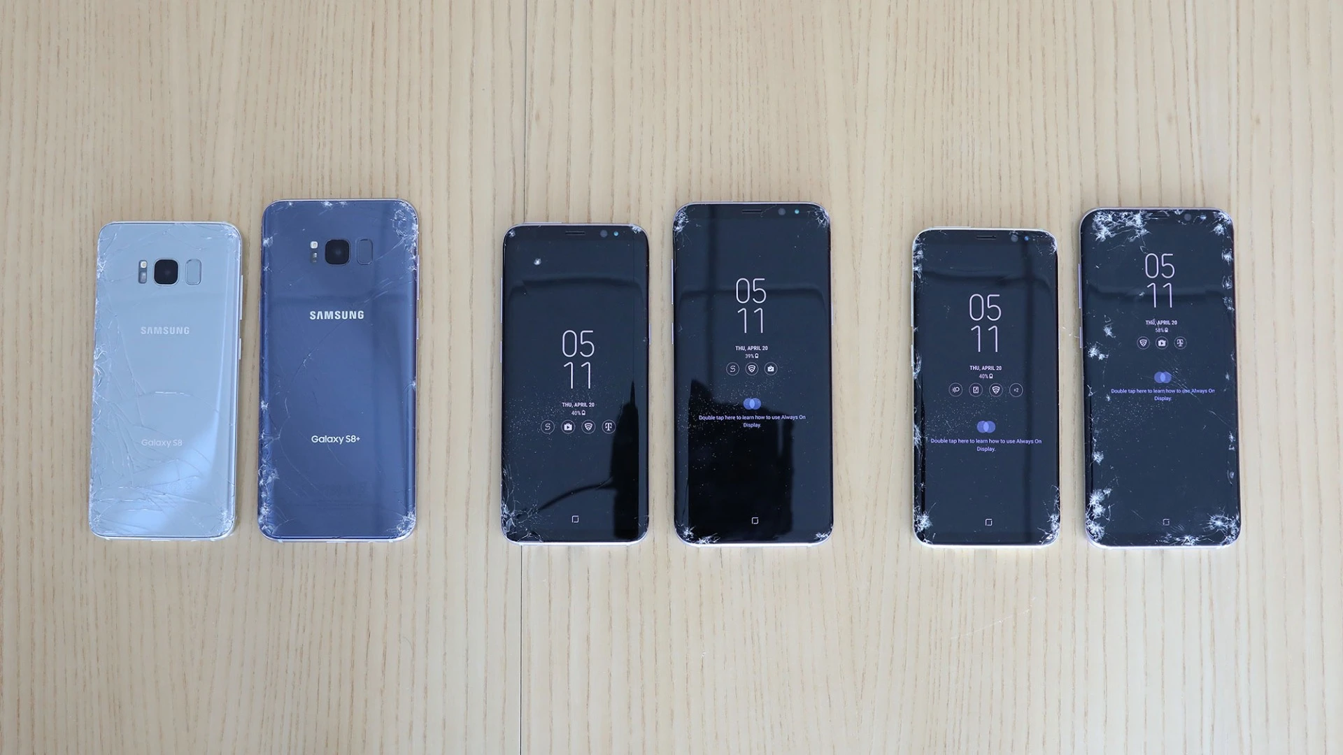 SquareTrade conducted a series of robot-controlled drop and immersion tests on Samsung's Galaxy S8 series