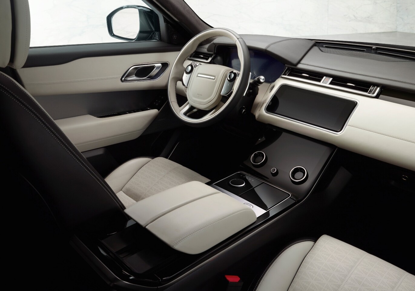 Behind the wheel of the Range Rover Velar