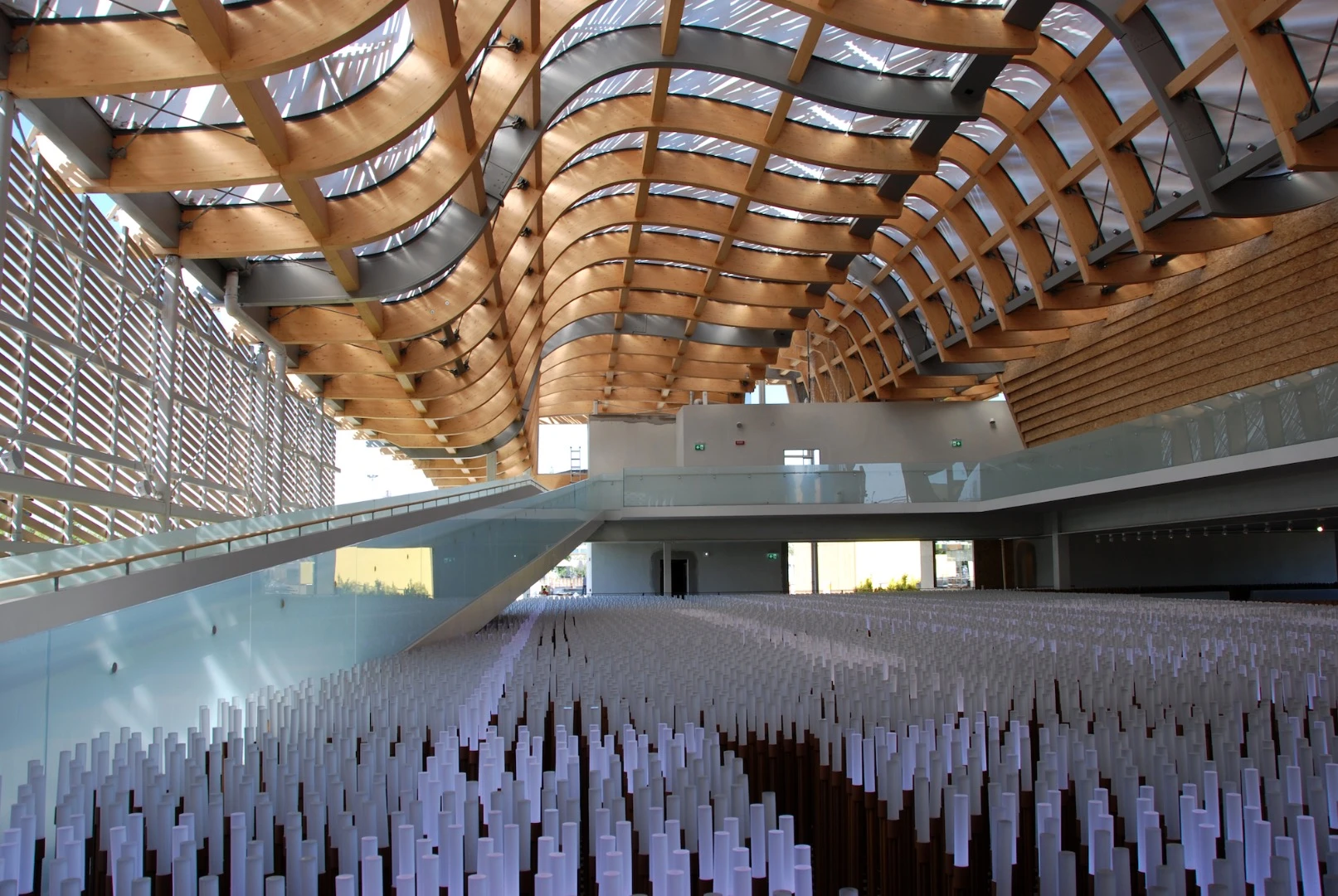 The China Pavilion for Milan Expo 2015, by Tsinghua University's Academy of Art and Design and New York architects Studio Link-Arc won the Beauty of Wood – Innovation prize