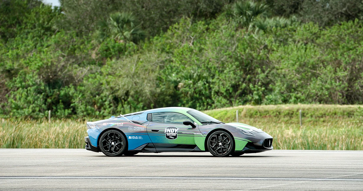 The AI driving system was developed by researchers at Italy's Politecnico di Milano in collaboration with Indy Autonomous Challenge