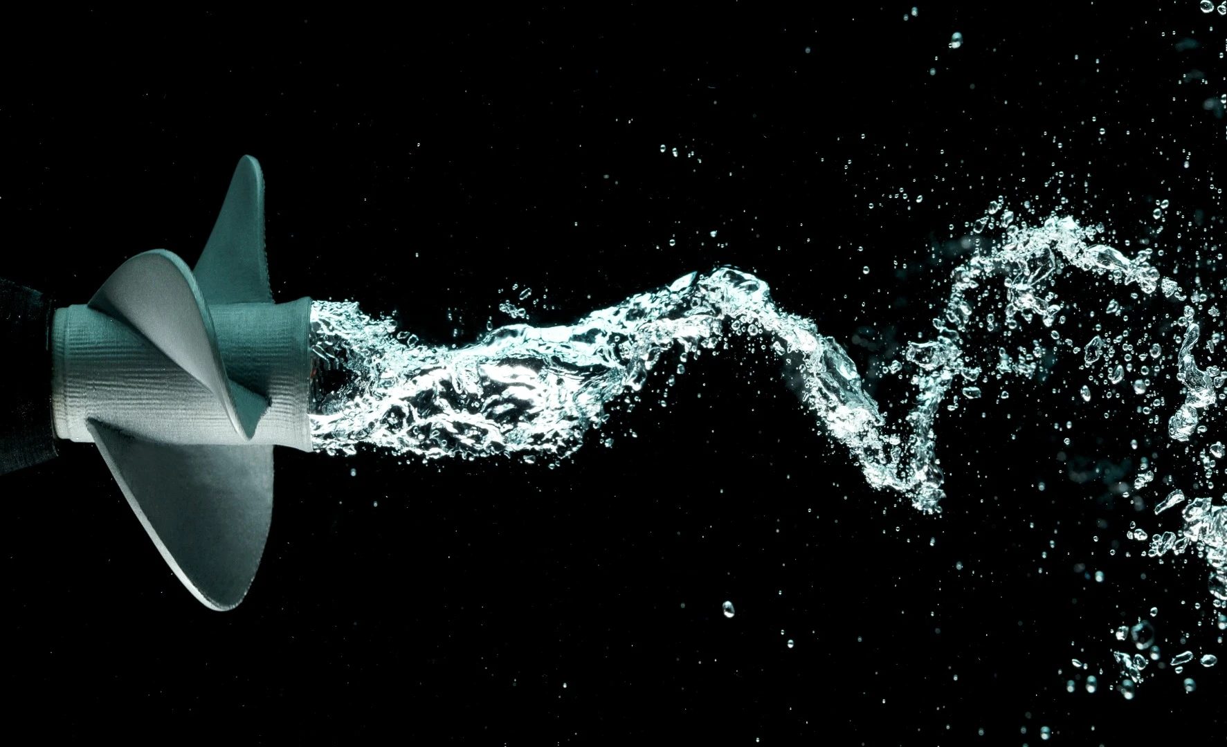 Complex metal propeller, coarsely prototyped in the Desktop Metal studio system