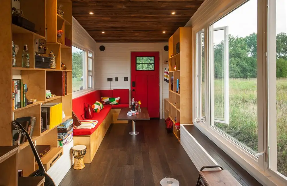 The main living area of the Greenmoxie