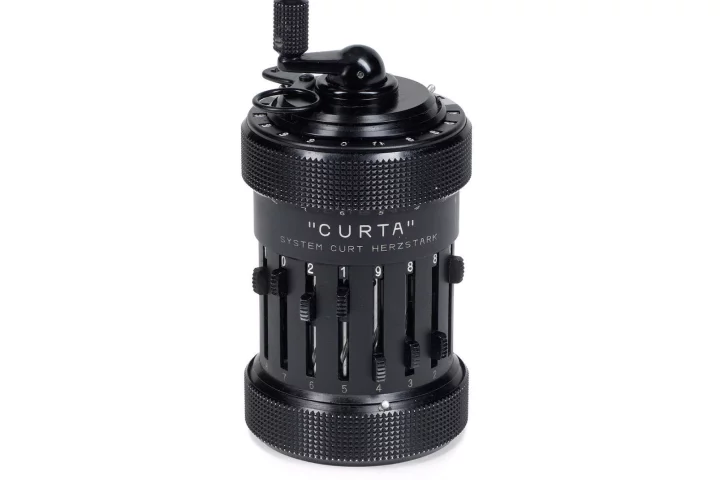 The Curta is considered the first pocket-sized mechanical calculator. This Type 1 mid-20th is expected to sell for at least US$610 at a Bonhams auction in London on May 19