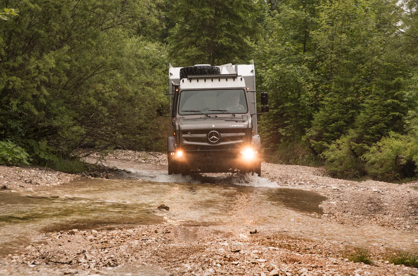 The EX 435 joins a full lineup of Bimobil expedition trucks built atop various base vehicles