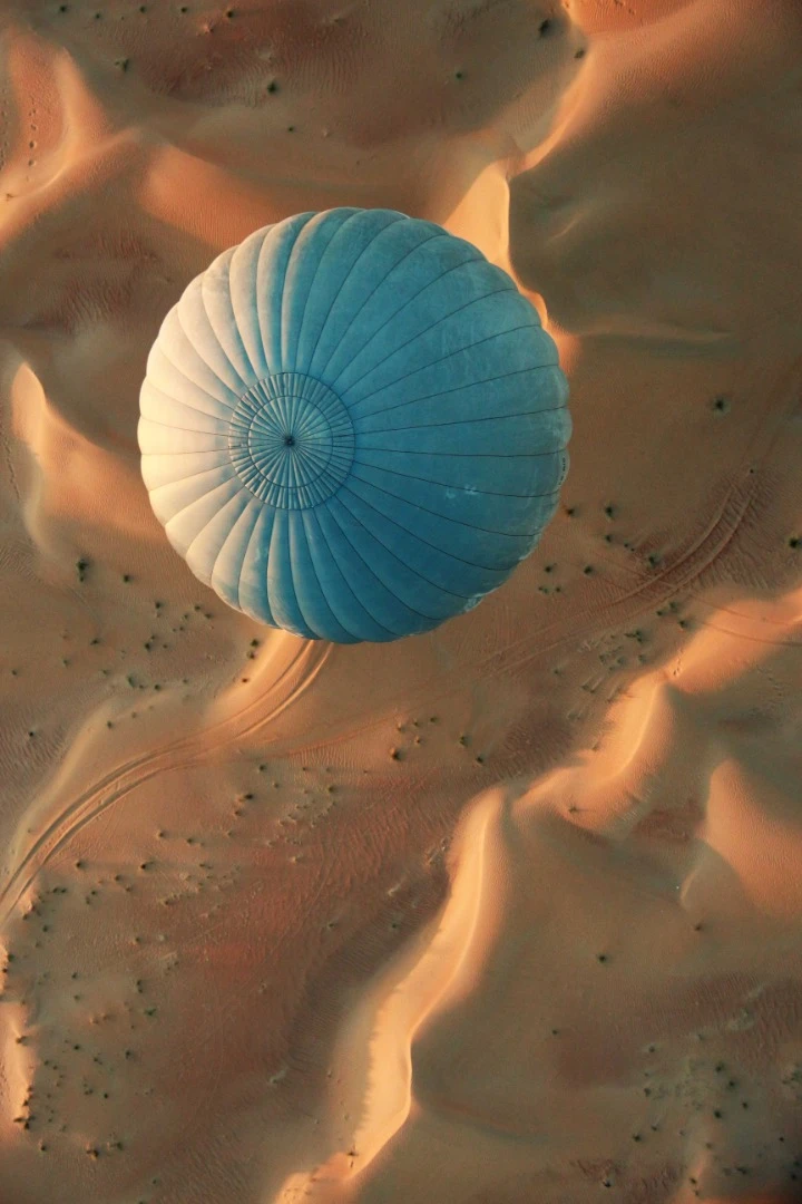 Finalist in The Traveler category of the 2018 EyeEm Awards: Shot during a ballon ride over the dunes near Dubai