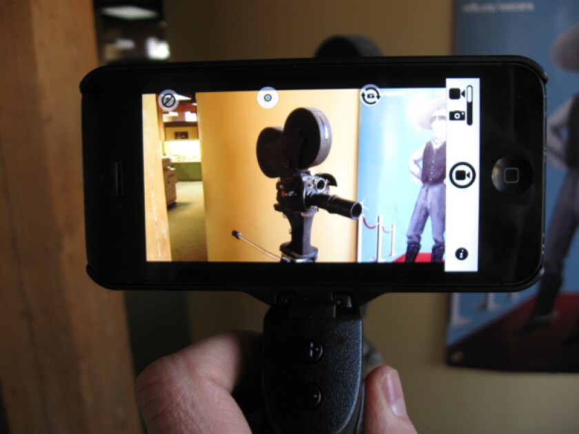 The Grip & Shoot app screen