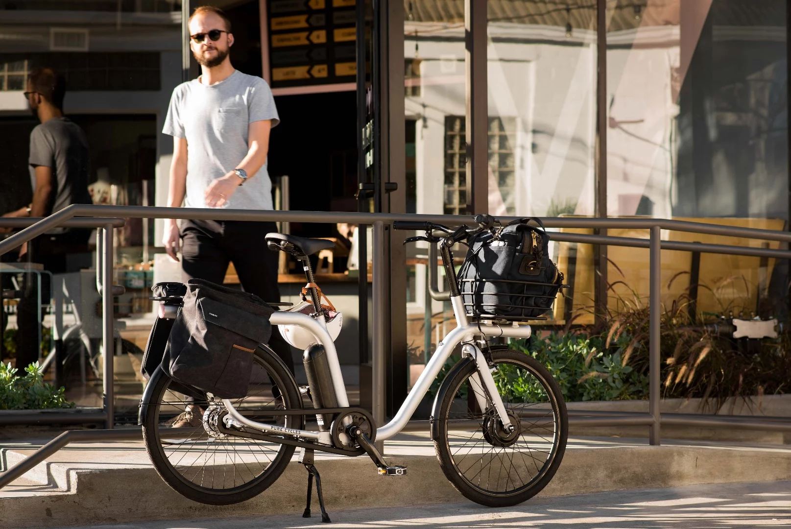 The Capacita cargo e-bike has a GPS anti-theft system installed