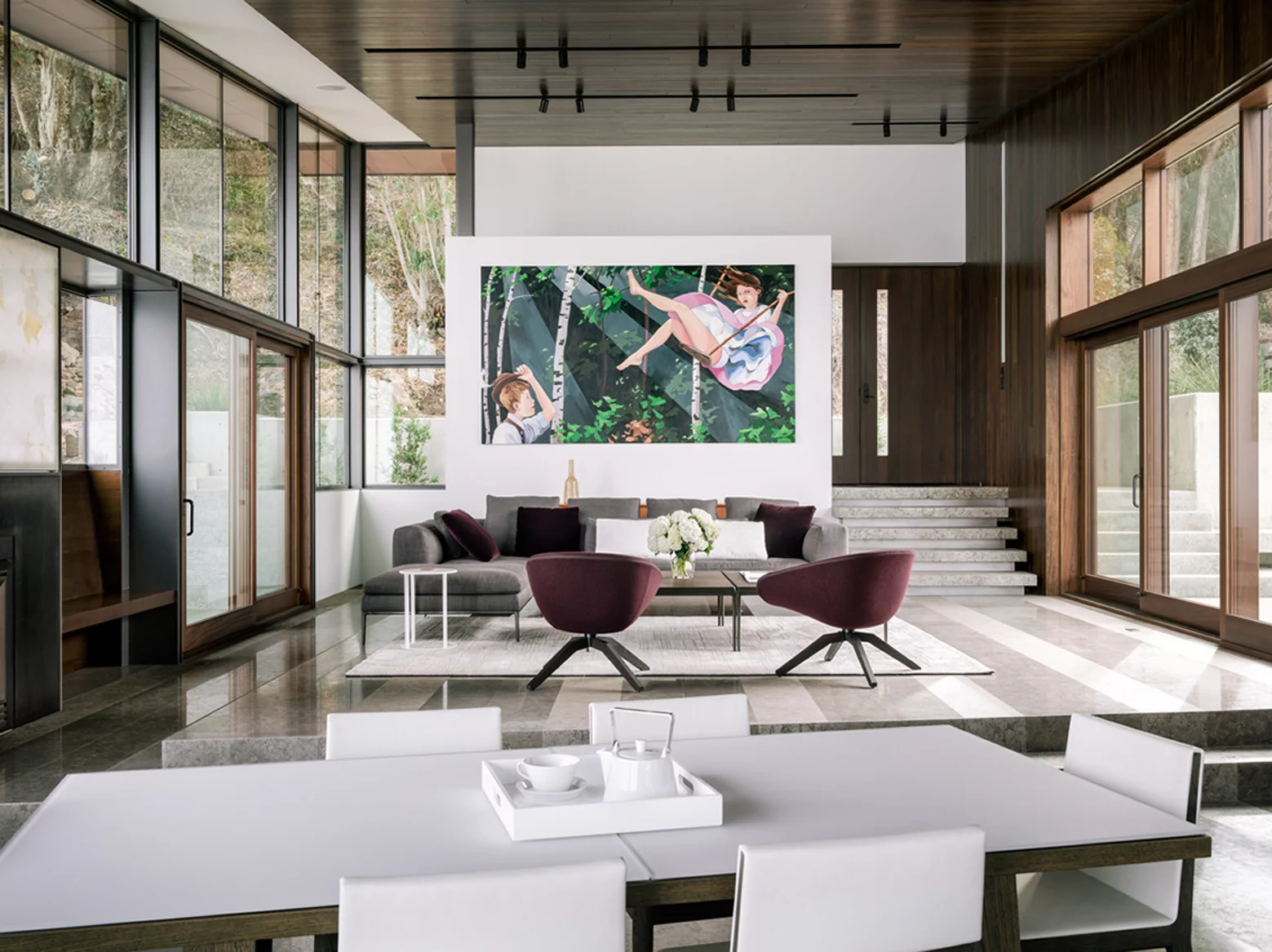 The copper also offers Fall House a degree of fire-protection due to its non-combustibility, according to Fougeron Architecture (Photo: Joe Fletcher Photography)