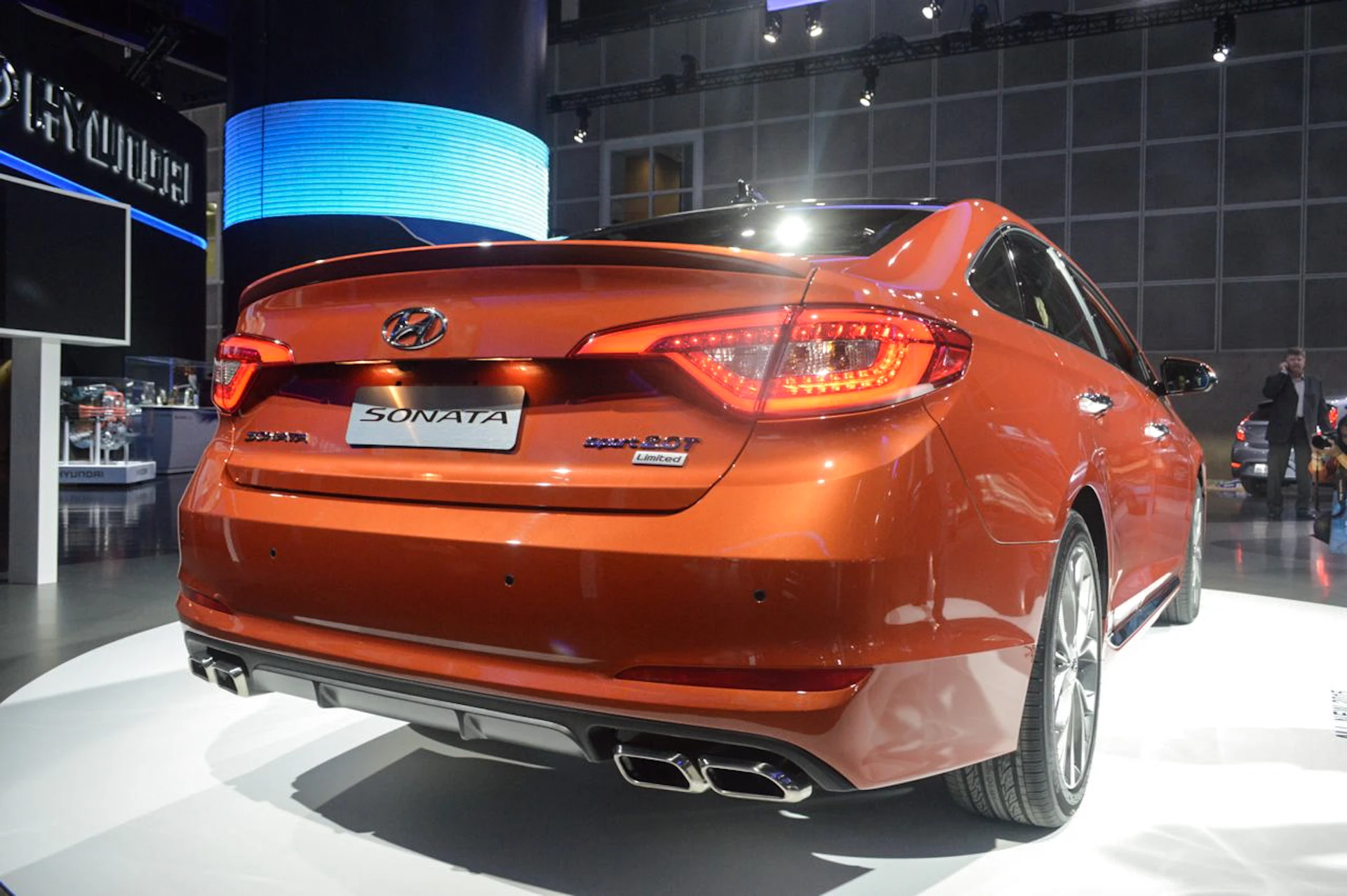 The new 2015 Hyundai Sonata at the 2014 LA Auto Show (Photo: C.C. Weiss/Gizmag)