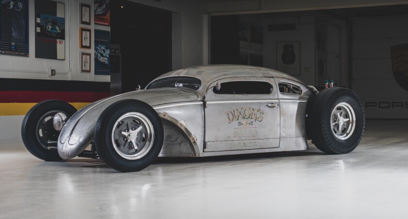 1956 Volkswagen Beetle Outlaw "Death" by Franz Muhr | Estimate: $40,000 to $60,000 | Official Auction Description