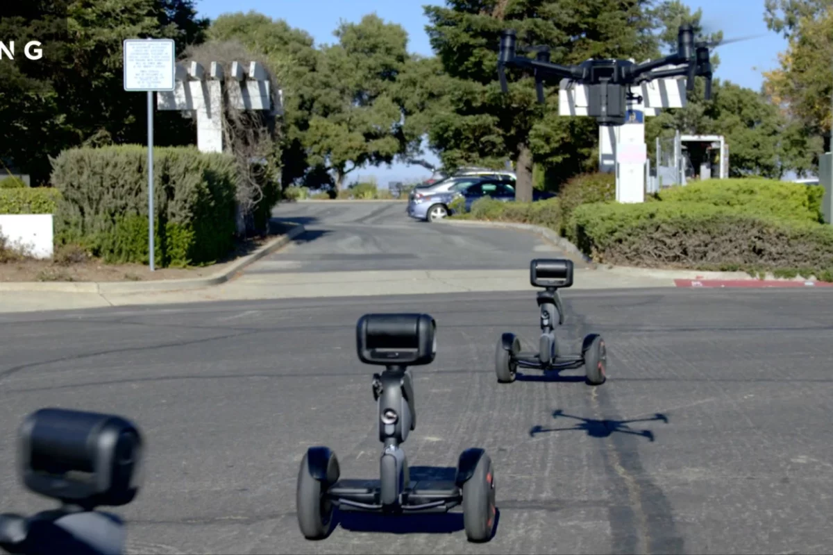 Nimbo is a Segway-based robot that can be programmed to follow particular routes or choose self-optimized paths all on its own