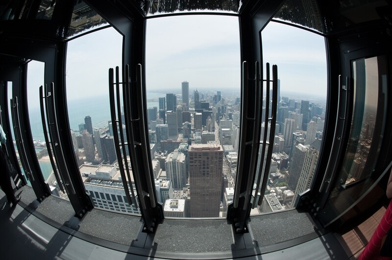 Tilt is situated on the 94th floor of the 360 Chicago building, formerly the John Hancock Observatory