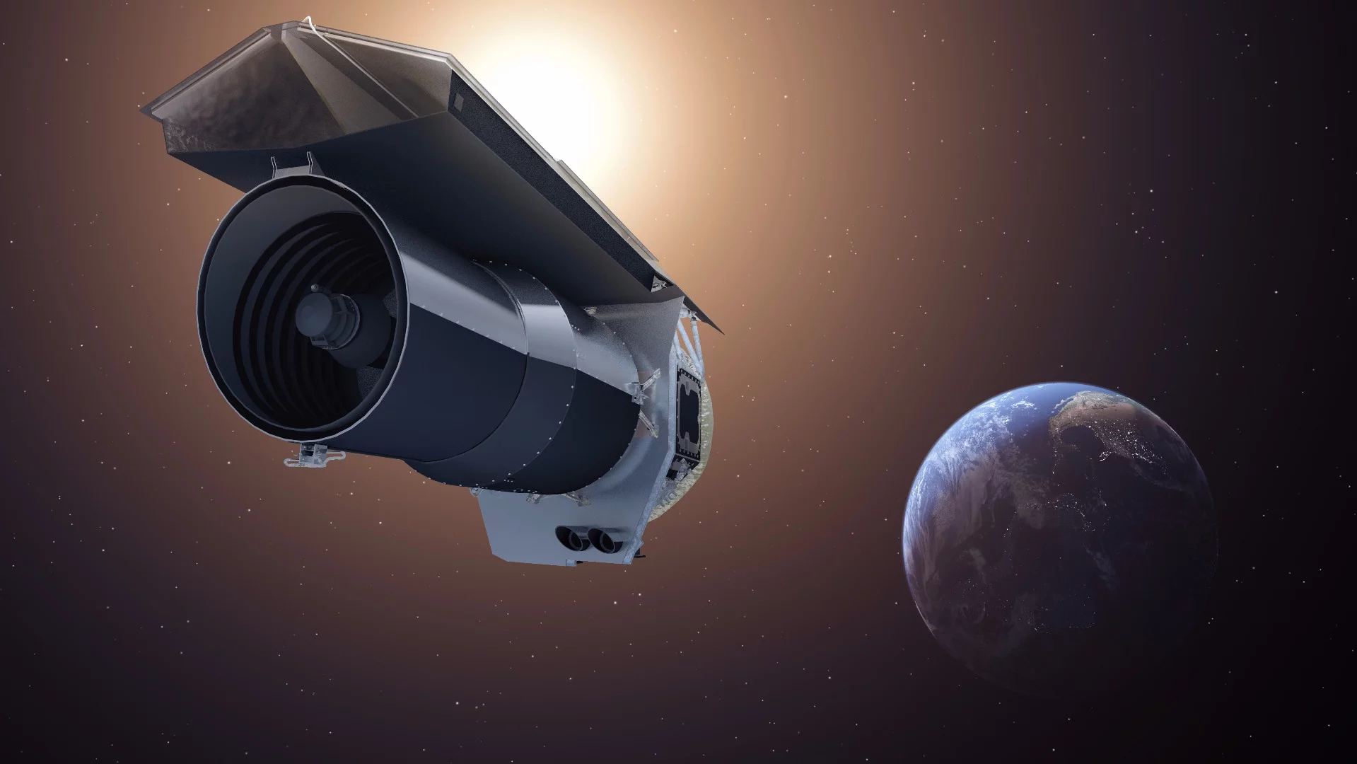 Artist's concept of NASA's Spitzer Space Telescope