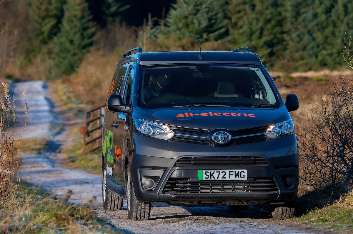 Depending upon battery option, the Proace Electric can travel for up to 144 or 205 miles per charge