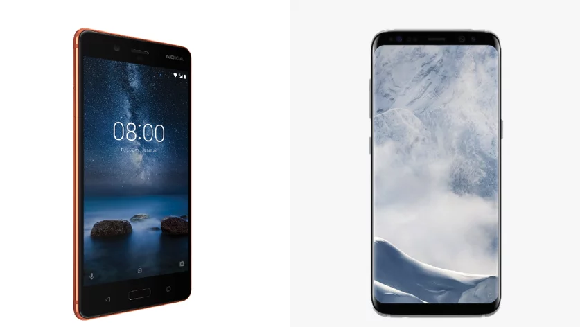 New Atlas compares the specs of the Nokia 8 and Samsung Galaxy S8 and S8+