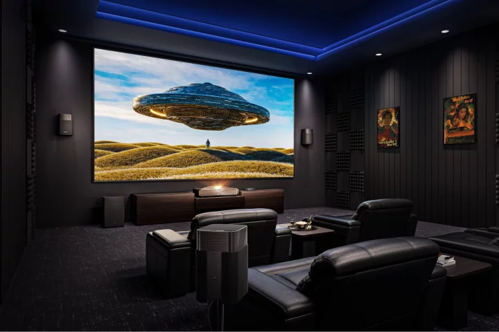 "Designed to fit any lifestyle, the L9Q supports projection sizes from 80 to 200 inches, turning any space into a personal theater"