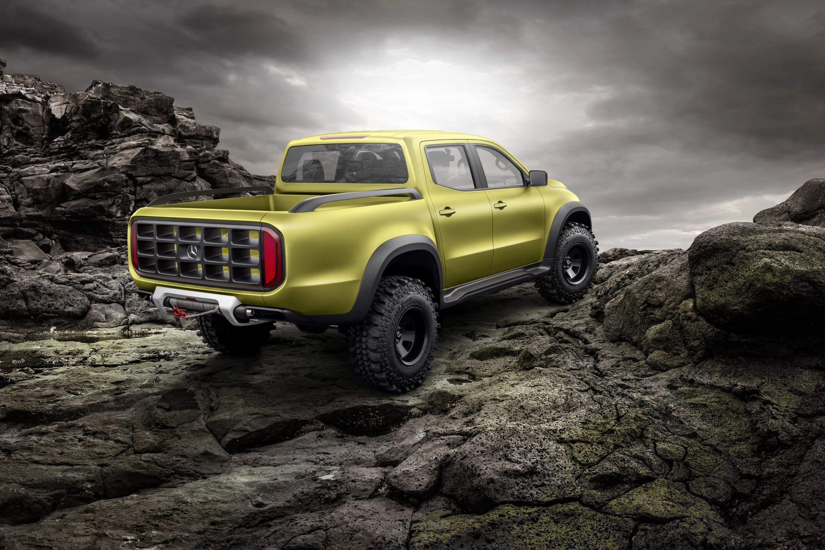 The Mercedes X-Class hits the trails