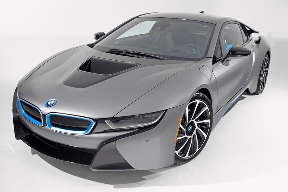 The BMW i8 was launched alongside the i3, and shares a carbon construction with its smaller stablemate