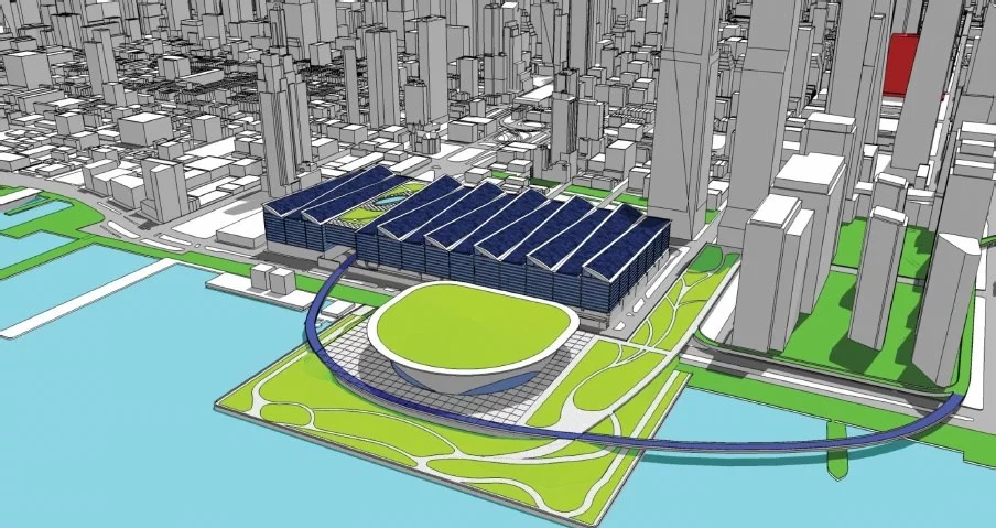 New location of Madison Square Garden by H3 Design (Image: H3 Design)