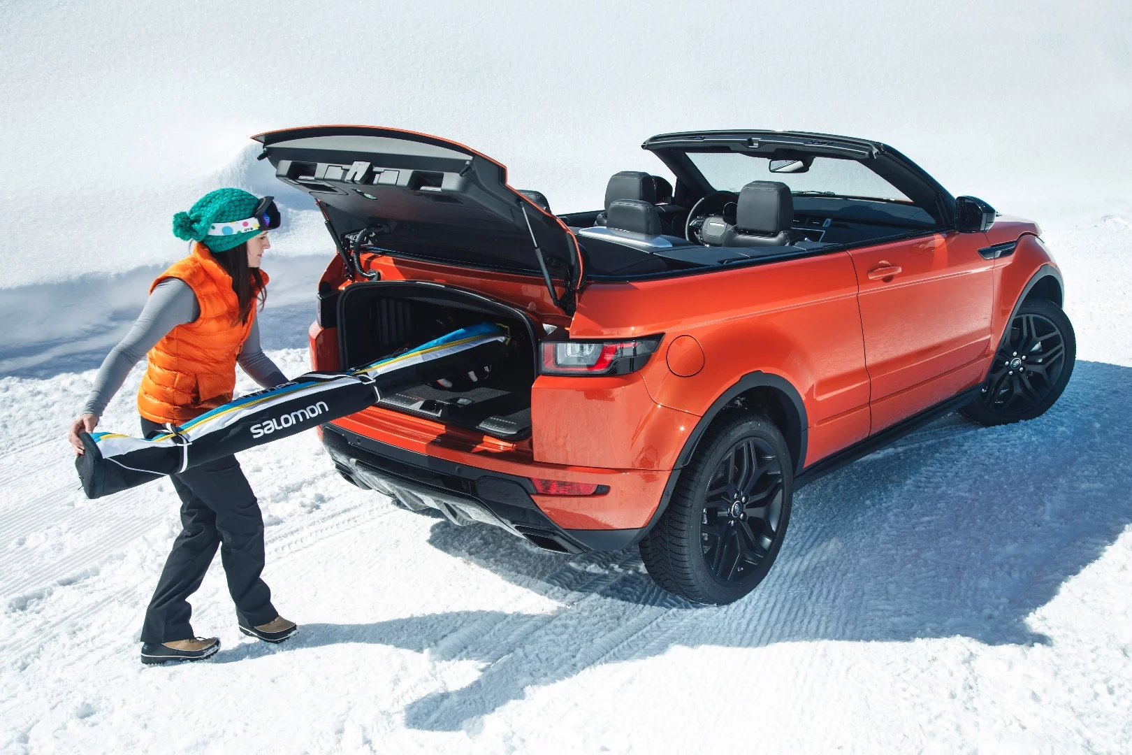 A ski hatch lets you slide a pair from the trunk through to the rear passenger area