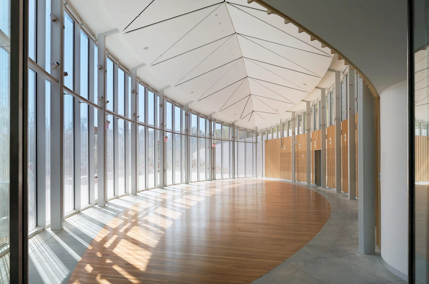 Exhibition gallery at the Brooklyn Botanical Garden's Visitor Center
