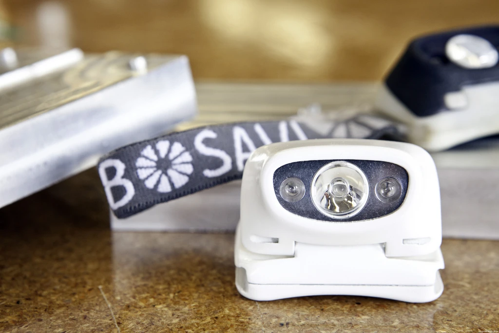 The Bosavi headlamp burns for up to 70 hours (Photo: Joseph Schell)