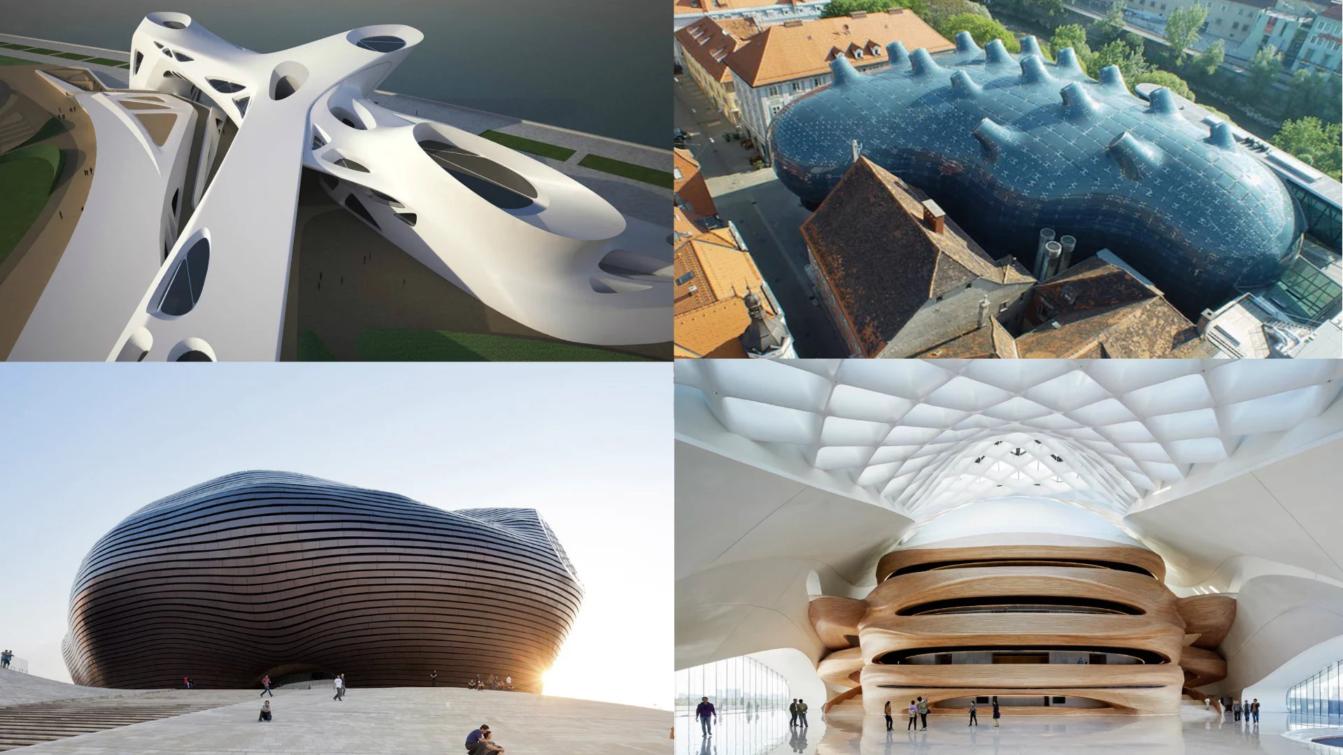 With the influx of new materials and engineering technology, architects have been building some stunning futurist-inspired buildings for the 21st century