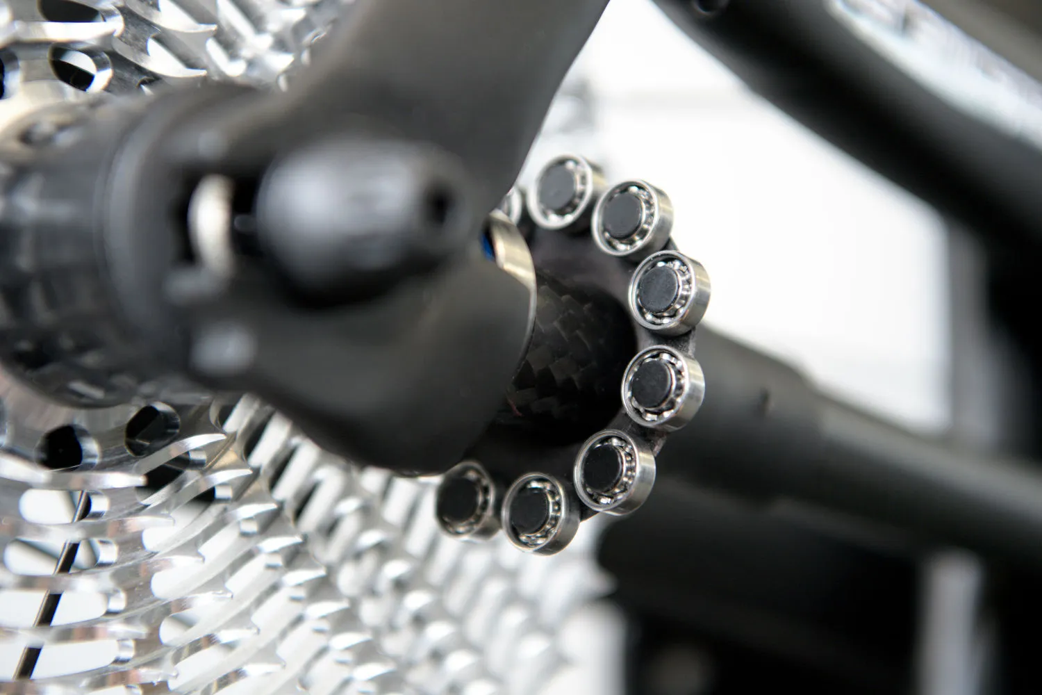 The CeramicSpeed DrivEn system incorporates a total of 21 ceramic bearings