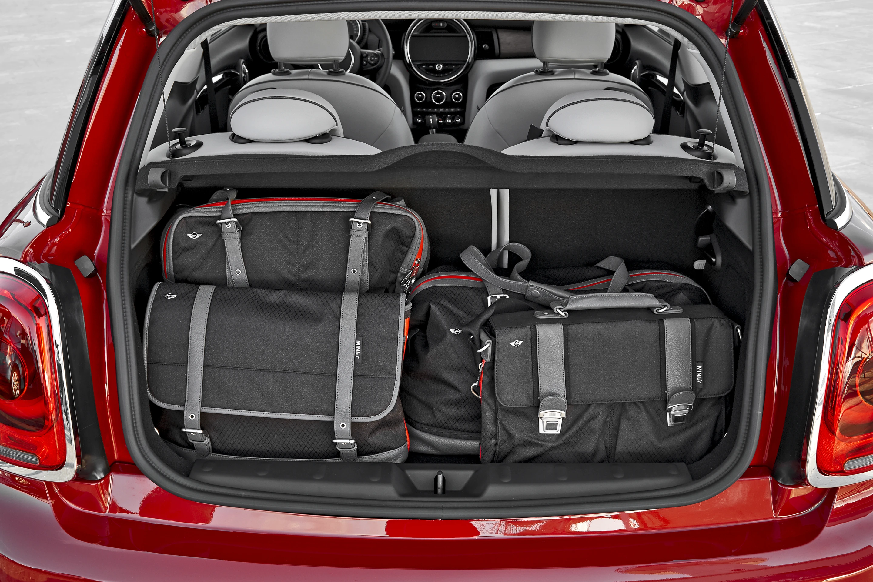 Mini Cooper storage area