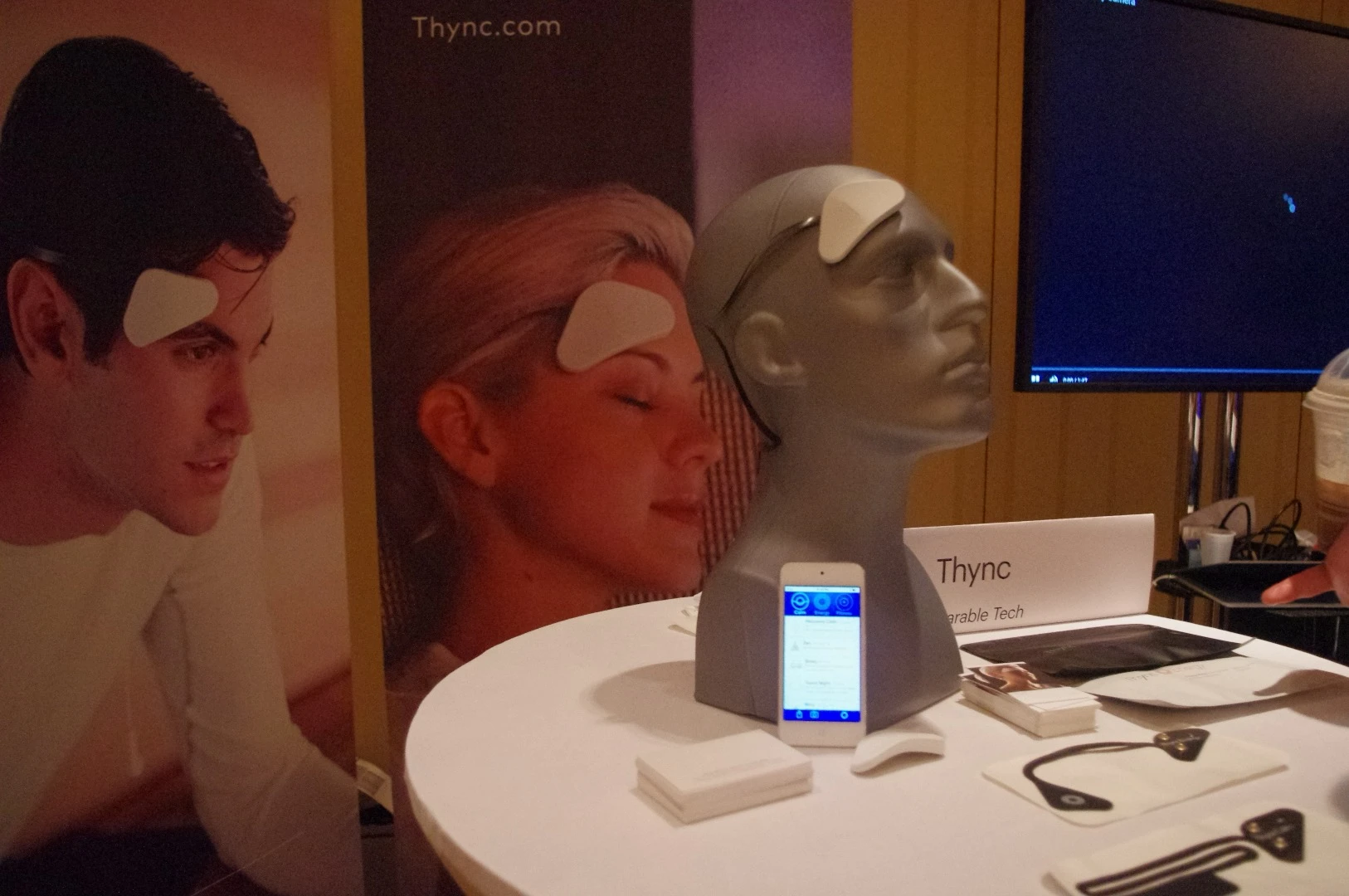 Thync can either calm you down, pep you up, or deliver a bit of euphoria by delivering electrical pulses to your brain through sensors placed on your forehead and the base of your neck