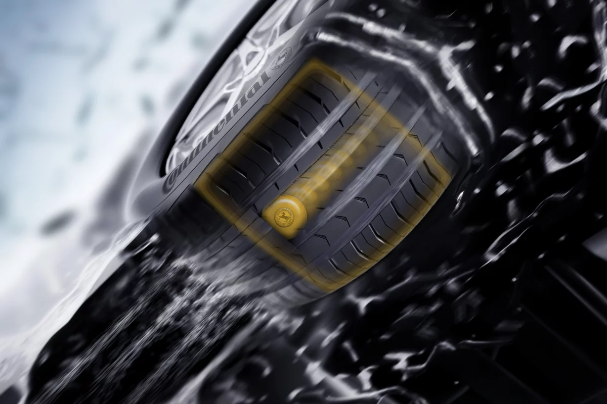 Continental says its future generation tire sensors will accurately detect the size of contact area and calculate the vehicle load